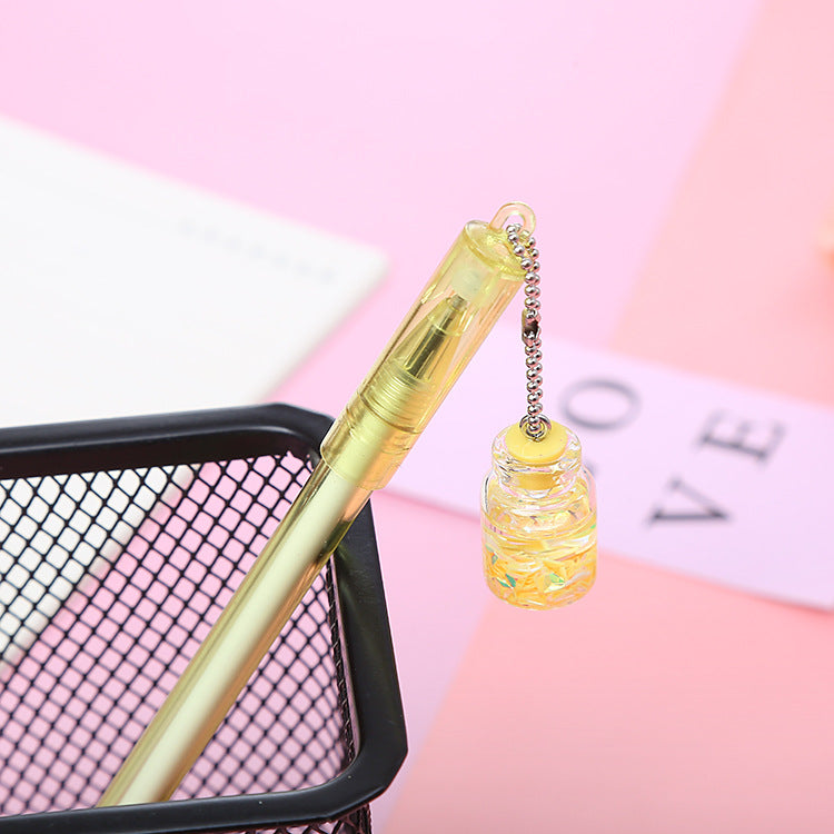 Wholesale Plastic Wishing Bottle Pendant Ballpoint Pen